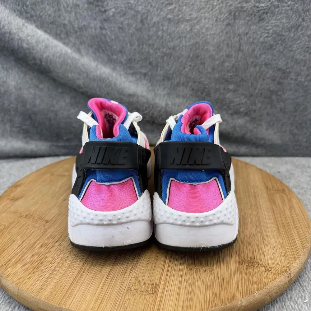 Nike Air Huarache Shoes Boys Size 5.5Y White Pink Athletic Sneakers 654275-104